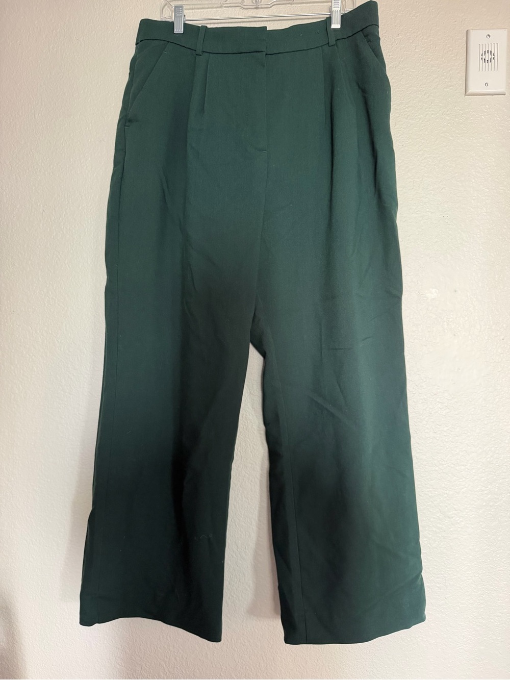 Abercrombie Tailored Sloane Pants - Emerald Green